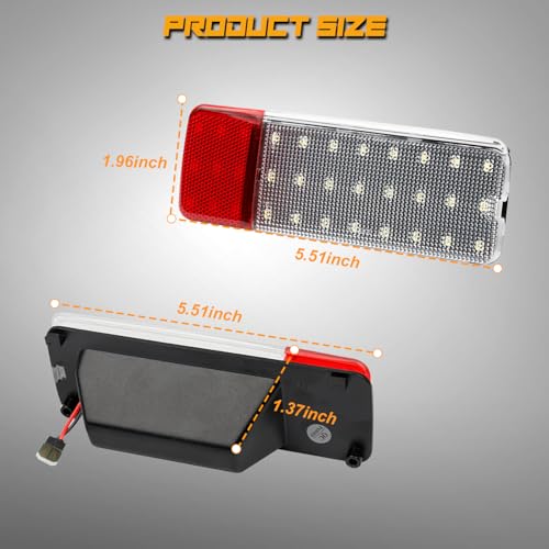 Panel de luz interior LED para camioneta Ford F150 F250 Bronco 1992-1996, pack de 2 miniatura 7