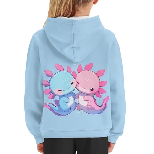 Xpyiqun Unisex Kids Hoodies Sweatshirt with Pocket Fashion Pullover Hooded （6T-16T4