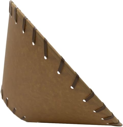 Miniatura 4 de Papel pergamino Kraft cosido Trim 14 pulgadas Chimenea Estilo Lámpara Sombra