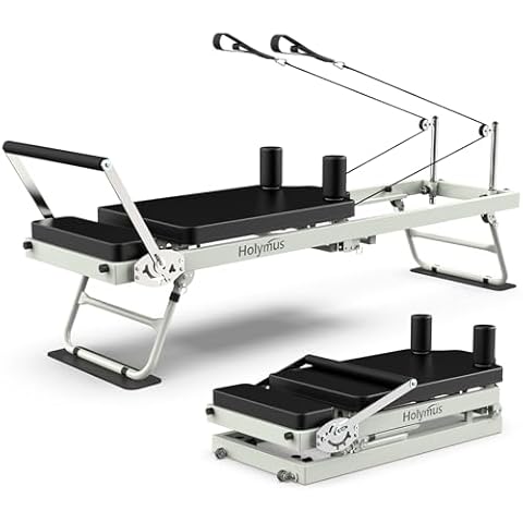 Pro 75" Pilates Reformer Machine, Foldable Pilates Machine Equipment Up to 400LBS, Pilates Equipment for Home Workout Cover