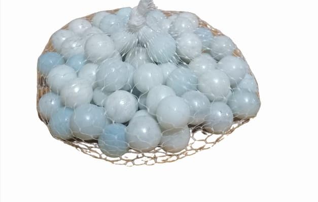 kanche goli (Glass Balls) White Colour with Brightness (Pack of 40 PCS)-picture-17