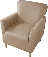 Vista 22 de XMAYODS Funda elástica para silla de club, fundas para silla de bañera, funda suave para sillón, protector de muebles extraíble, funda para silla