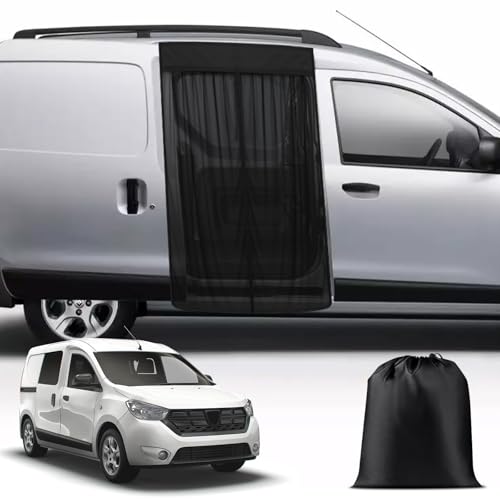 Moustiquaire magnétique pour van Dacia Dokker avec fermeture éclair centrale