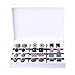 BodyJ4You 12 Pairs Cufflinks Two Tone Classy Stylish Men Colorful Cuff Links Elegant Set Gift Box