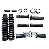  Gummiteile Set (14-teilig) Griffe + Faltenbalg + Fußrastengummi für Simson S51 S70 S53