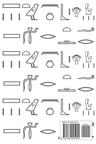 My hieroglyphic journal: a notebook for learning how to write and read Egyptian hieroglyphs (Ancient Egypt Journals) - Image 2
