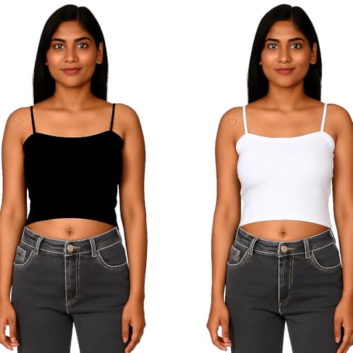 Image of SriSaras Women's Premium Cotton Strechable Tank Tops