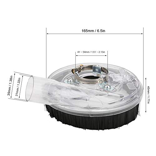 B-125G Angle Grinder Cutting Transparent Dust Cover Fits Angle Hand Grinders #TOP1