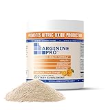 L-Arginine PRO | 5,500mg L-Arginine Plus L-Citrulline 1,100mg Orange Powder Drink Mix Supplement for Increased Nitric Oxide Production