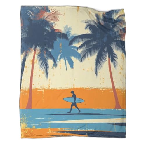 Cadeau pour voyageurs : le plaid microfibre tropical idéal pour campeurs