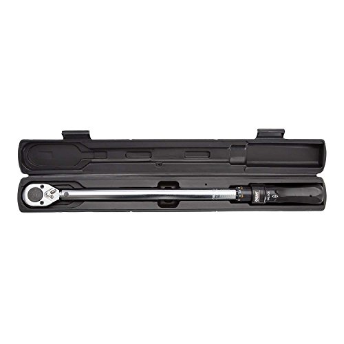 OEMTOOLS 25687 Click Style Torque Wrench | 25-250 Ft/Lbs. of Torque (33.90-337.60 Nm), 1/2 Drive | Bar-Style Wrench Has Both Clockwise and Counterclockwise Operation