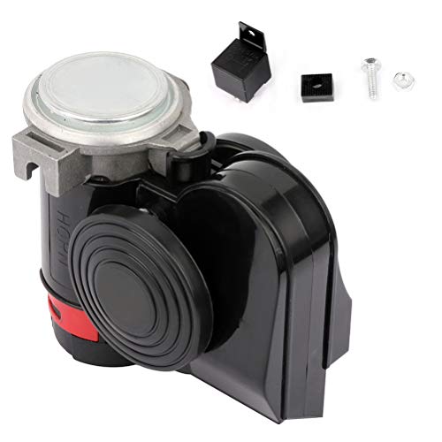 super loud Dual Tone Electric Snail Air Horn 12V Electric Snail Horn for Cars Vehicle Truck Motorcycle Boat ATV