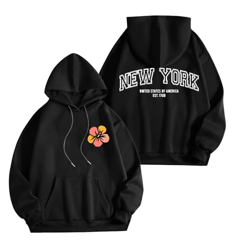 Sudadera de manga larga para mujer, invierno, forro polar, sudaderas, sudaderas, cálidas, sudaderas, elegantes, informales, otoñales, cálidas, elegantes y elegantes, sudaderas para mujer, #52, XL