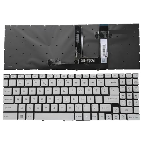 MSI GF66 MS-1582 GF76 GL76 66 MS-17L1 MS-17H3 �o�b�N���C�g�t�� US �L�[�{�[�h�i�z���C�g�j