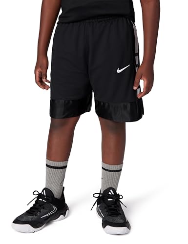 Nike Kid's Dri-Fit Elite 23 Basketball Shorts, Black/White, Medium