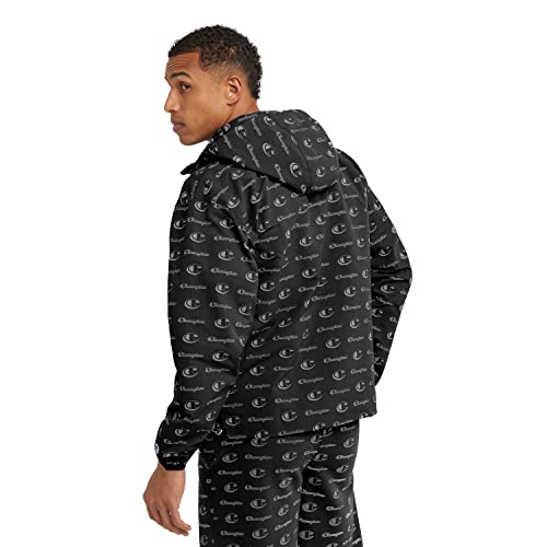 Image of Champion Men's Jacket, Windbreaker Jacket for Men,anorak Jacket With Scuba Hood,water-resistant