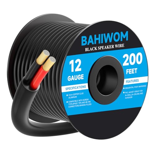 Câble audio extérieur CL3 12 AWG 2 conducteurs pour enceinte étanche et enterrée