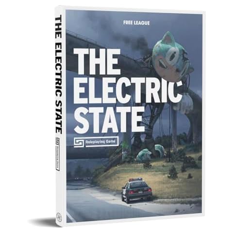 Free League Publishing The Electric State RPG Core Rulebook Tabletop Roleplaying Game for Adults, Family, Teens 14+ Cover