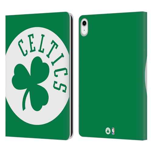 Étui iPad 10.9 Boston Celtics en cuir de qualité supérieure style rétro