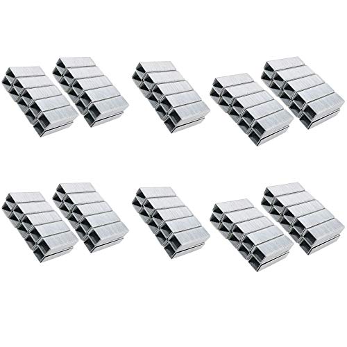 Agrafes plates 8 mm agrafes stationnaires robustes recharge pour pistolet agrafeur bricolage
