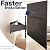 VIVO Ultra Slim TV Wall Mount for 43 to 90 inch Screens, 0.77” Low Profile, Fully Adjustable Tilt and Swivel with Telescoping Extension, Max 600x400 VESA Bracket, Holds 110 lbs, Black, MOUNT-TVUS90