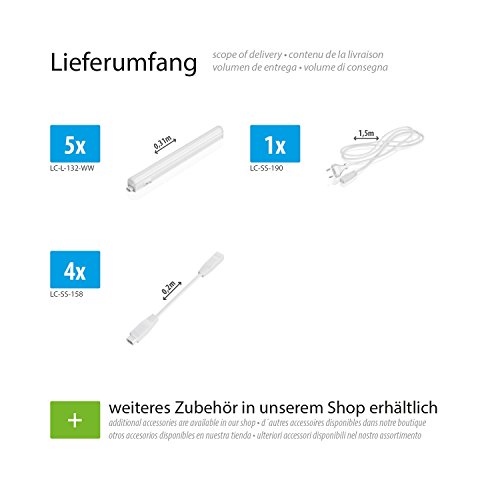 Luci sottopensile a LED parlat Rigel, 31,3 cm