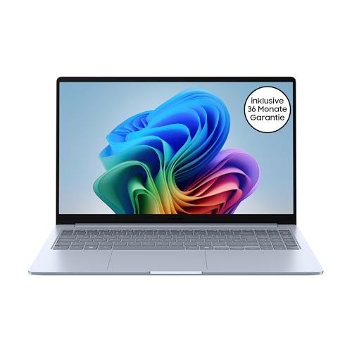 Samsung Galaxy Book4 Edge AI Laptop, Notebook, 15,6'-LCD, Full HD, Snapdragon X Prozessor (X26), 16GB RAM, 512GB Speicher, Copilot+ PC, Sapphire Blue, 3 Jahre Herstellergarantie [Exklusiv auf Amazon]