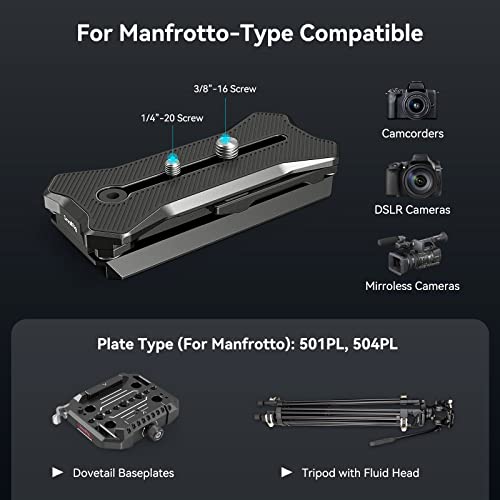 Plaque de dégagement rapide support pliable pour objectif appareil photo SmallRig 3912