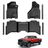 LUMWAY Floor Mats for 2019-2025 2026 Dodge Ram 2500/3500 Crew Cab with Bucket...