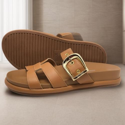 Sandália Birken Tira Tripla Feminina Vizzano