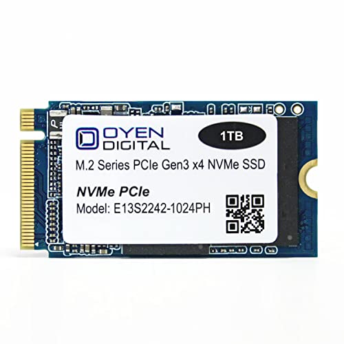 Oyen Digital 1TB M 2 2242 NVMe PCIe 3D TLC SSD Solid State Drive oyen-digital-1tb-m-2-2242-nvme-pcie-3d-tlc-ssd-solid-state-drive