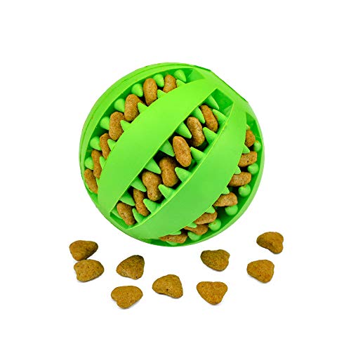 KLAS REMO Jouet pour Chien Balle,Balle De Jeu pour Chien,Jouet Intelligent pour Chien,Gros Jouet pour Chien,Jouet à Mâcher,Jeux De Balle pour Chien (Vert) Cover