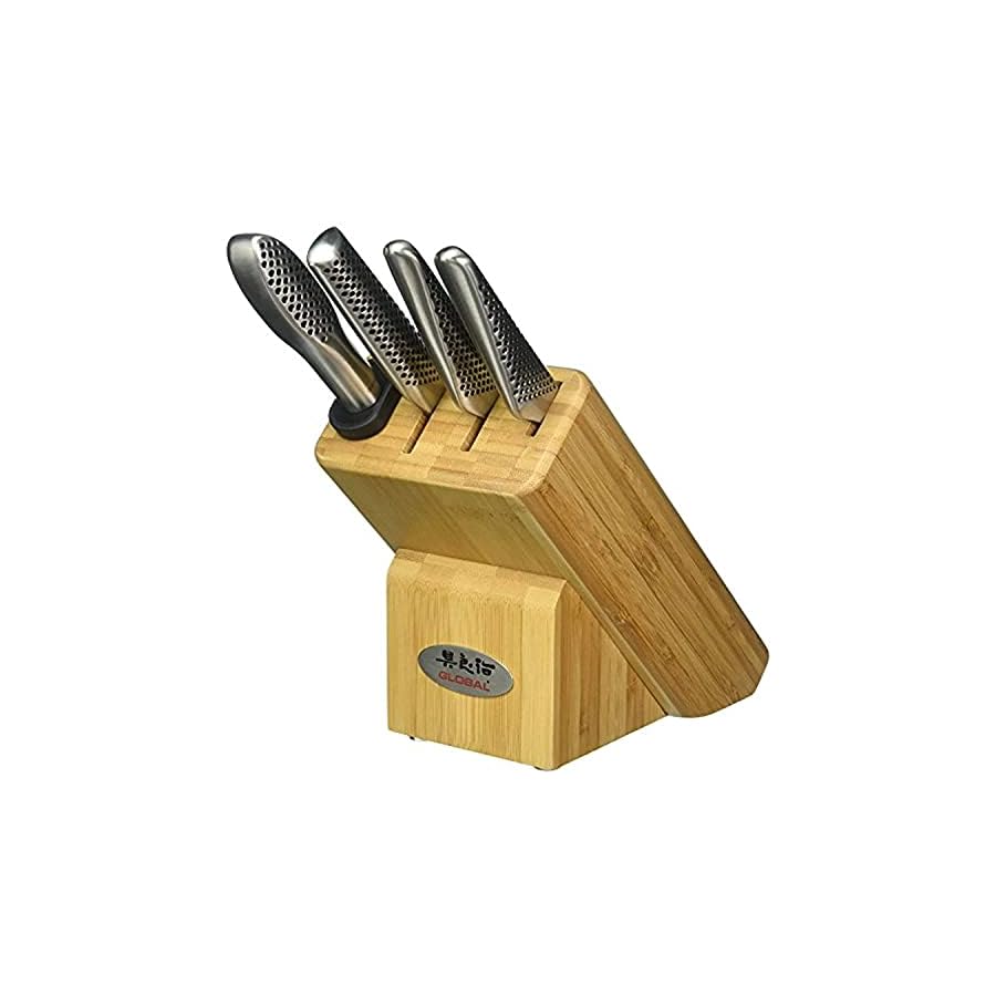 Global Masuta 5-Piece Knife Block Set