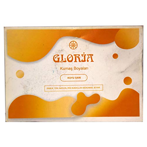 Koyu Sarı Kumaş Boyası, 10 g Paket