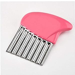 Huishouden mes Wave ui aardappelschijfjes gerimpelde frieten salade gegolfd snijden Potato Cutter Cake handig hulpmiddel…