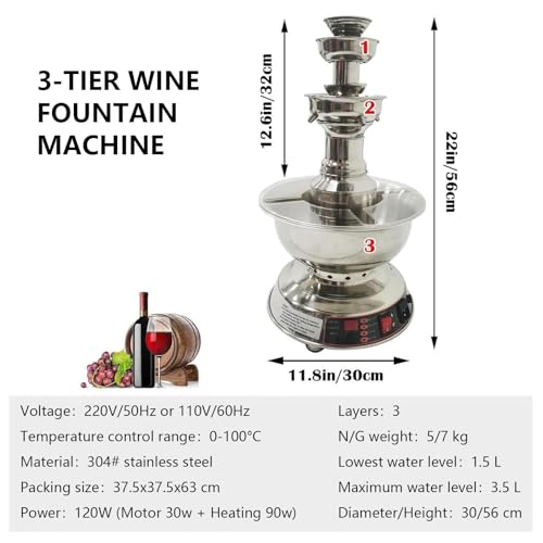 Distributeur électrique de boissons commerciales pour mariage