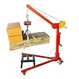 UNE AIDE PRÉCIEUSE POUR TRANSPORTER DES OBJETS LOURDS : cette grue portable à manivelle est un outil indispensable pour soulever des moteurs, des machines et toutes les pièces lourdes. Elle est idéale pour la manutention, la réparation, l'entretien et l'assemblage. Vous pouvez choisir entre des capacités de levage de 200 kg, 300 kg et 500 kg.