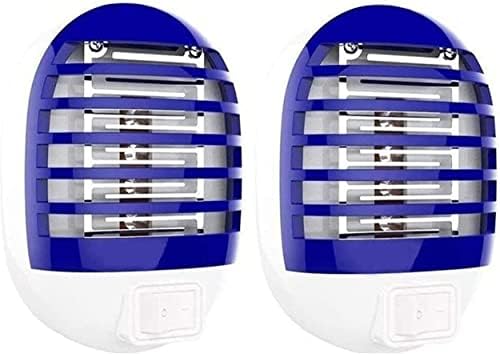 Bug Zapper Indoor Plug-in Mosquito Killer Trap Zapper, Electric Gnat Fly Trap Zapper for House Mini Bug Killer Light Eliminates Flying Pests for Home, Little Gnats (2 Pack)
