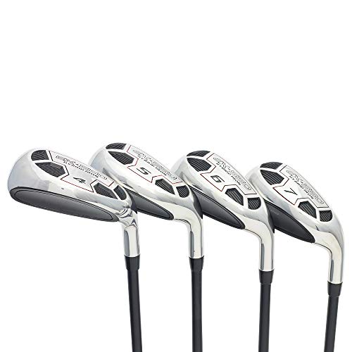 Men’s Powerbilt Golf Ex-550 Hybrid Iron Set, Which Includes: #4, 5, 6, 7 Regular Flex Graphite Right Handed New Rescue Utility Clubs #TOP1