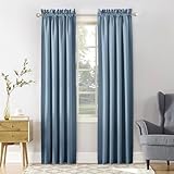 Sun Zero Barrow Energy Efficient Rod Pocket Curtain Panel Pair