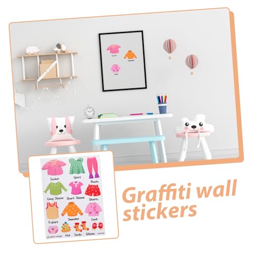 Autocollants de classification vêtements Beaupretty pour commode enfant - 4