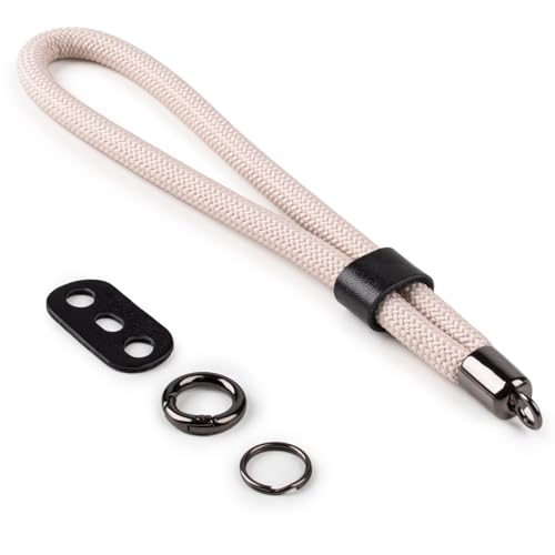 VOVMOEYA Camera Wrist Strap Rope,Camera Hand Strap Compatible with Fujifilm XT5 XH2S Nikon Z30 Z50 Canon EOS R6 R10 R50 Sony A6700 A6400 A6000 A7C II A7IV DSLR Camera - Grey