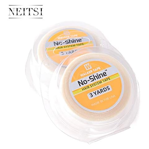 Neitsi 1 Roll No Shine Bonding Double Sided Walker Tape Roll 1/2"X 3 Yards for Tape-in Hair Extension Cover