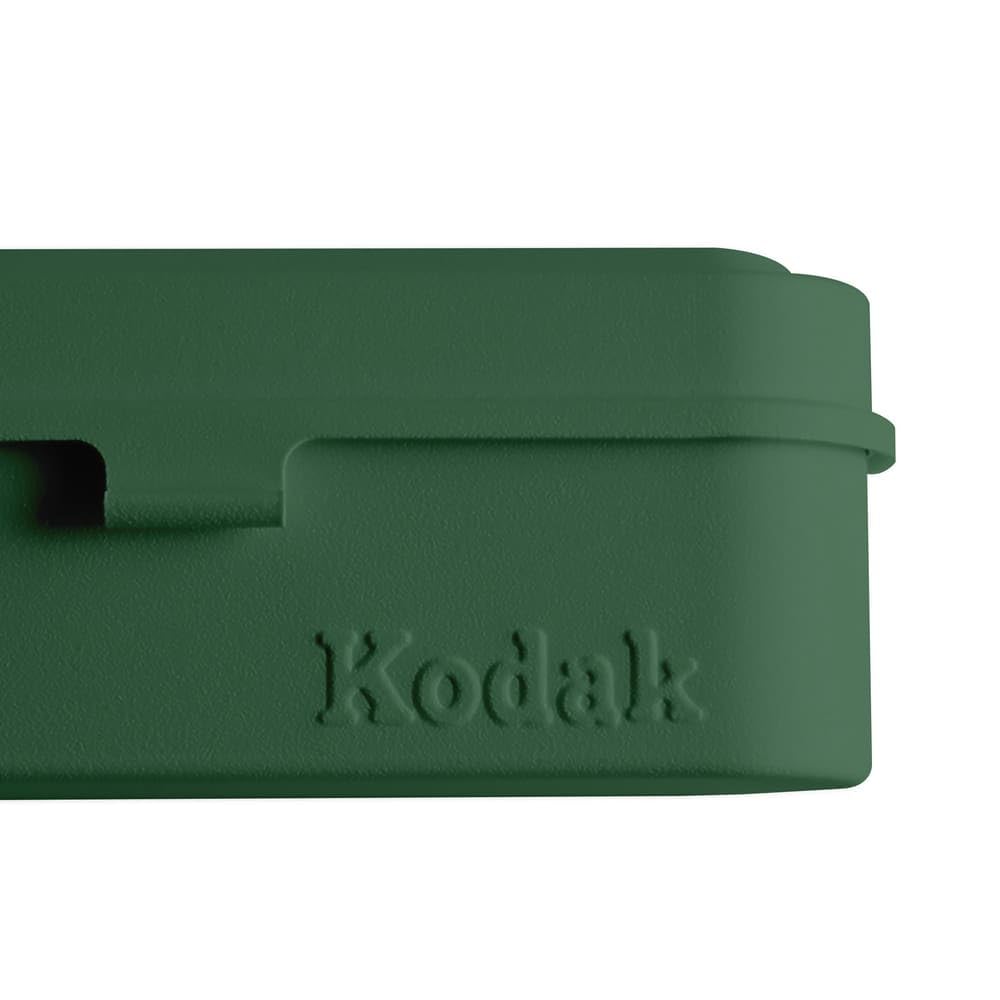 Kodak Film Case Estuche para 5 Rollos de películas de 35 mm – Compacto, Retro Caja de Acero para clasificar y salvaguardar Rollos de película (Oliva) (película no incluida)