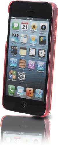 LUVVITT [Crystal View Hard Shell Anti-Scratch Transparent Clear Back Hard Case for iPhone 5 / 5S (Retail Packaging) - Crystal Clear Pink