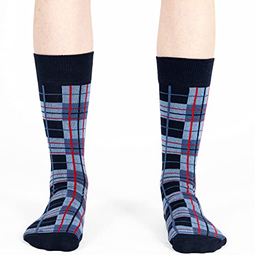 Image of Mysocks Men and Women Crew Socks Extra Fine Combed Cotton Seamless Toe