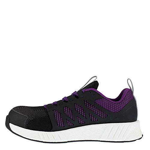 Image of Reebok Womens Rb314 Womens Fusion Flexweave Work Safety Toe Athletic Work Shoe Heritage Teal
