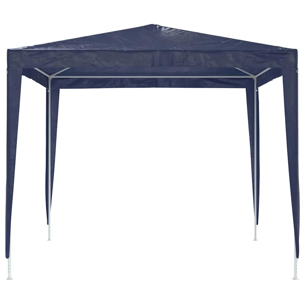 Gazebo da festa, blu, 2,5 x 2,5 m, con struttura in ferro