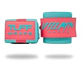 Villain 16' Wrist Wraps for Weightlifting & Powerlifting – Adjustable Support Straps for Men and Women – Ideal for Strength Training, CrossFit, Bodybuilding – Durable Comfort to Eliminate Wrist Pain - Pink Teal
