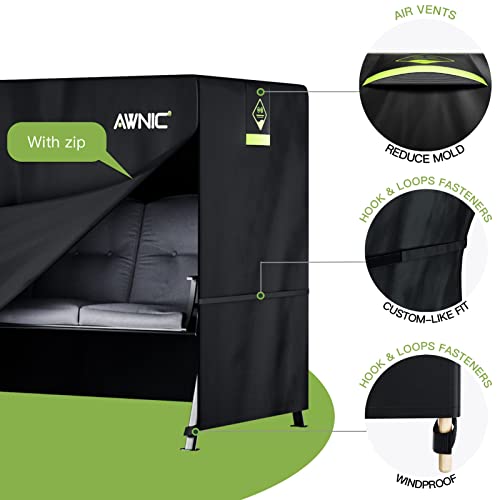 AWNIC 3 Seater Garden Swing Seat Cover Waterproof - Image 4